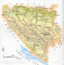 map of Bosnia-Herzegovina; source WR
