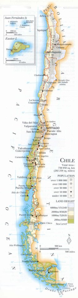 map of Chile; source: WR