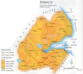 map of Djibouti; source: WR