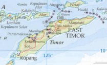 map of East Timor