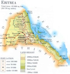 map of Eritrea; source: WR
