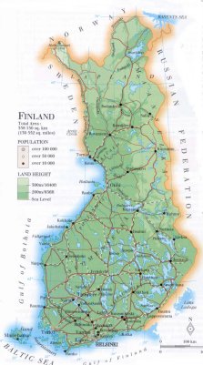 Suomi Map