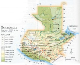 map of Guatemala; source: WR