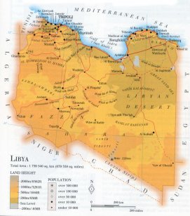 map of Libya; source: WR