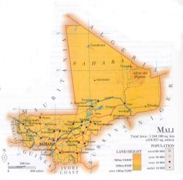 map of Mali; source: WR