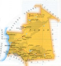 map of Mauritania; source: WR