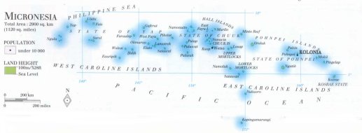 map of Micronesia; source: WR