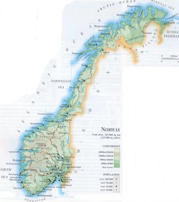 map of Norway; source: WR