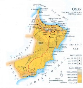 map of Oman; source: WR