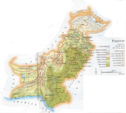 map of Pakistan; source: WR