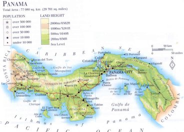 map of Panama; source: WR