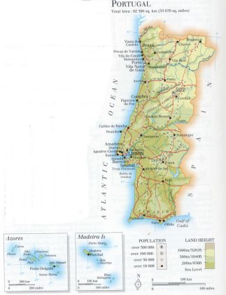 Portugal Physical Features