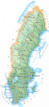 map of Sweden; source WR