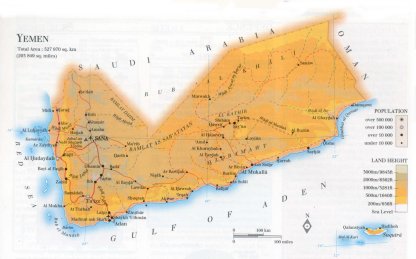 map of Yemen; source WR